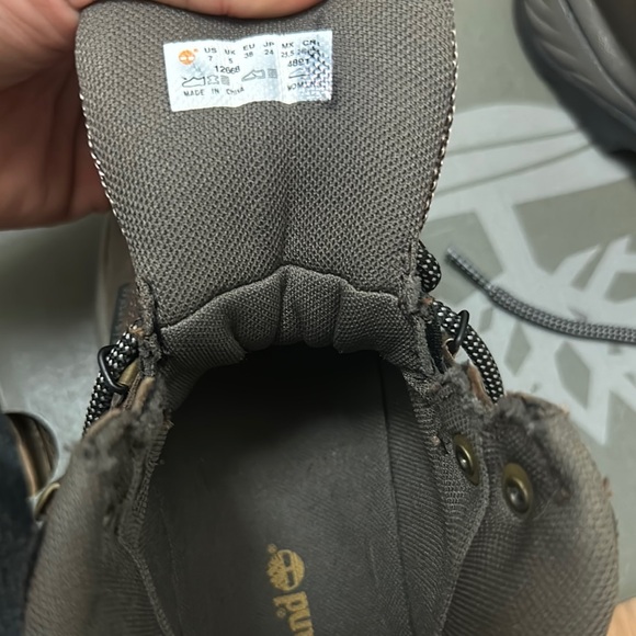 Timberland Brown Waterproof Winter Hiking Boots Women's sz 7 - Picture 2 of 9